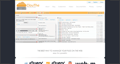 Desktop Screenshot of clouthe.com